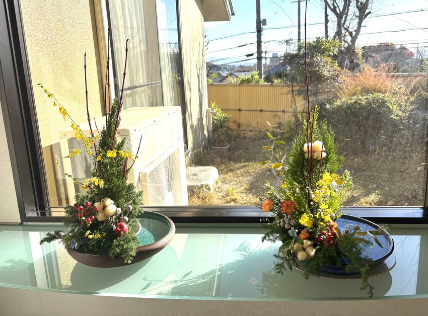 クリスマスイブの生花　12/2...