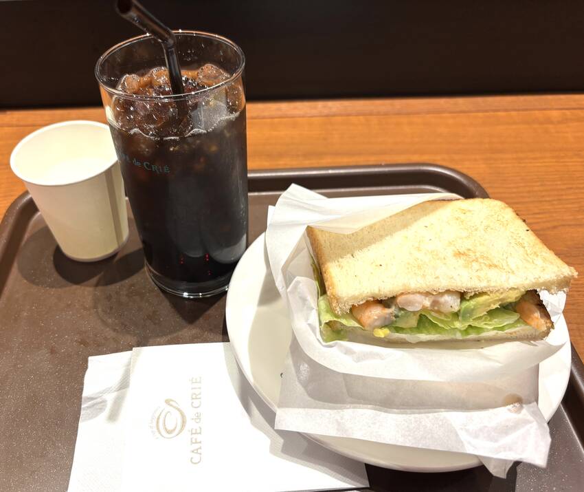アイスコーヒーとセットで¥96...