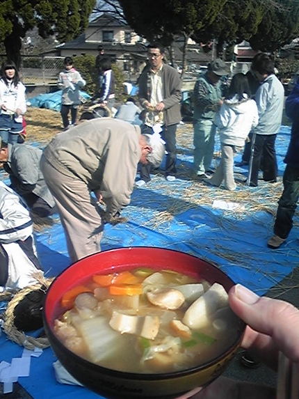 今日はしめ繩作り