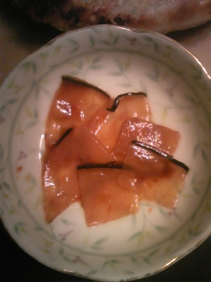 鯨皮のたまり漬け