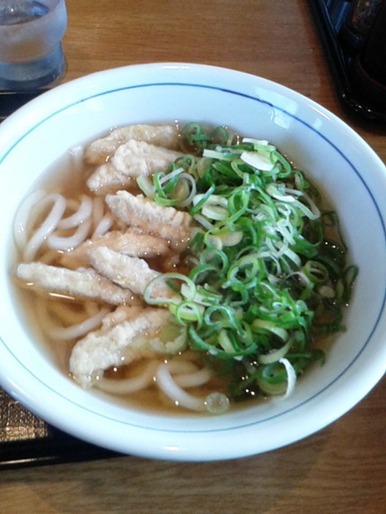 水曜日なのでごぼう天うどん