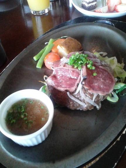 ランチでお馬さん
