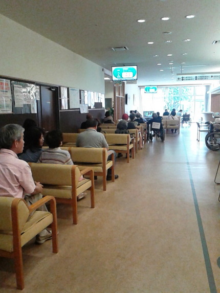 今日は月一の普通内科