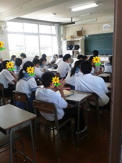 今日は御船中学校「学校に行こう...