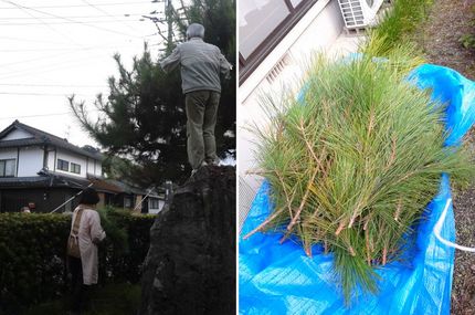 朝からサロンの準備