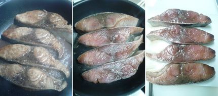 ぶりのにんにくステーキ