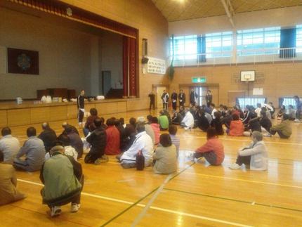 今日は校区のスポーツ大会