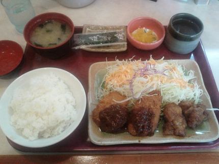 久しぶりの定食屋どんじゅう