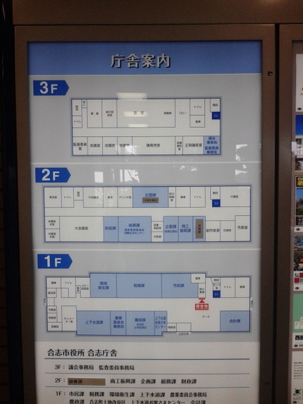 合志市役所到着