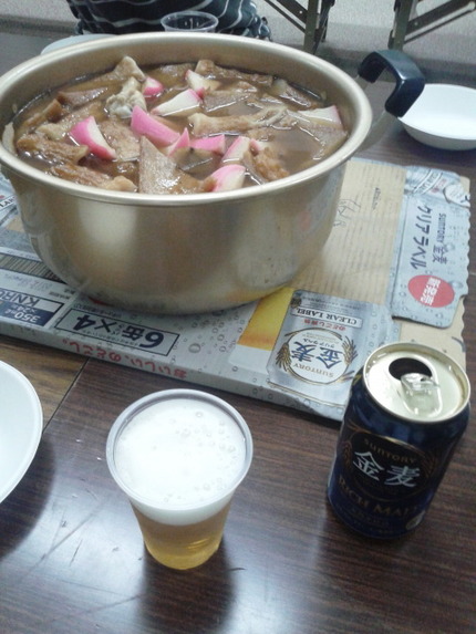 昨日のバレーボール大会の打上...