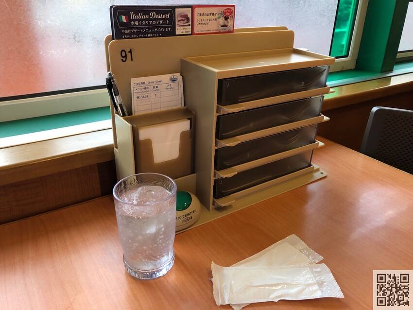 ★注文は番号記入というシステム...