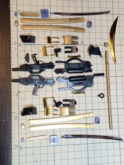 武装のパーツ構成です
