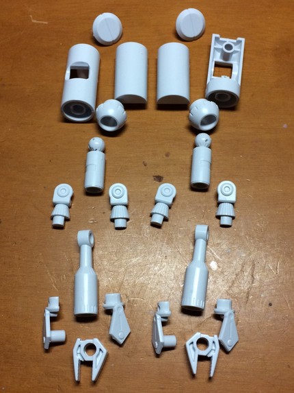 アームのパーツ構成です