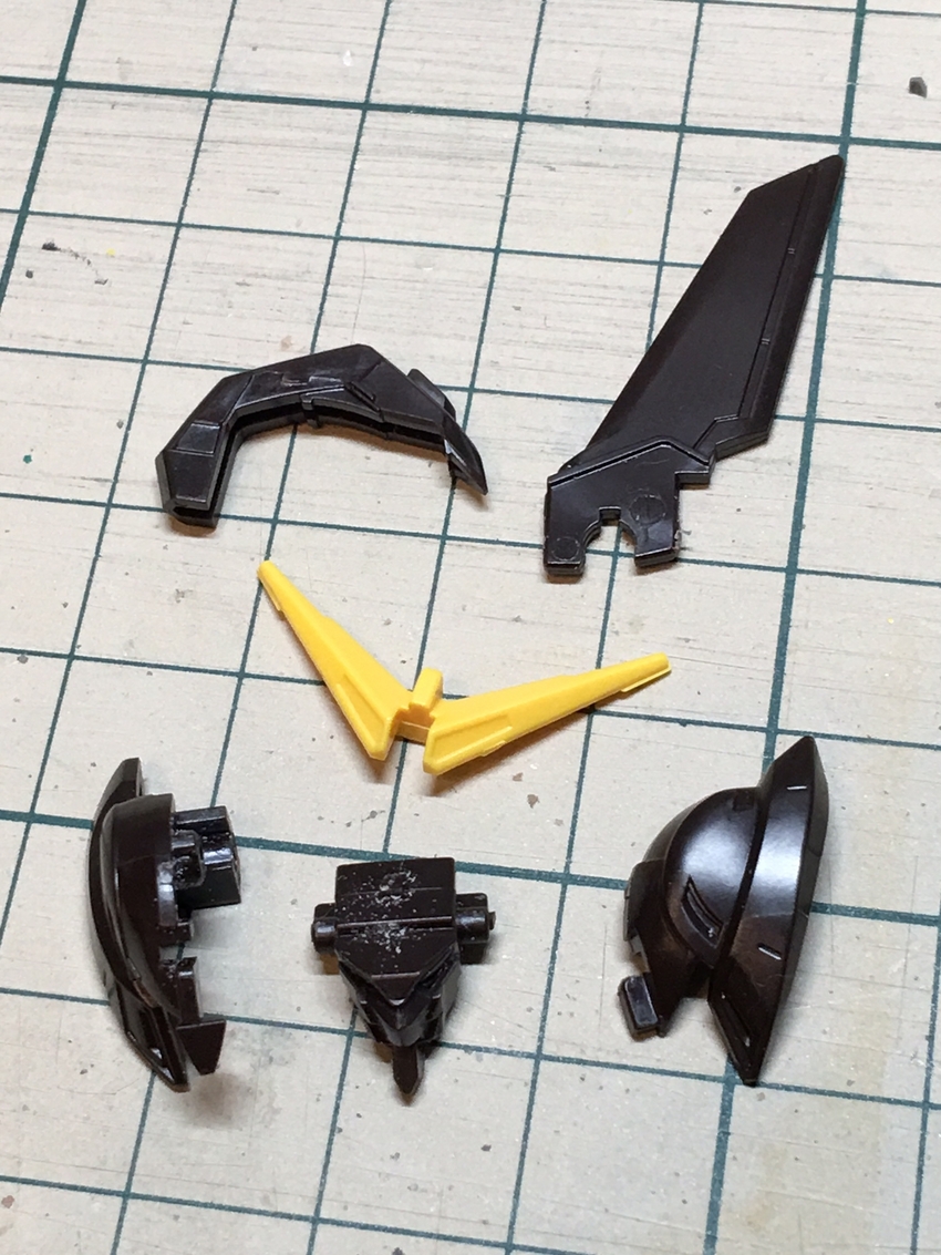 頭部ヘッドのパーツ構成です