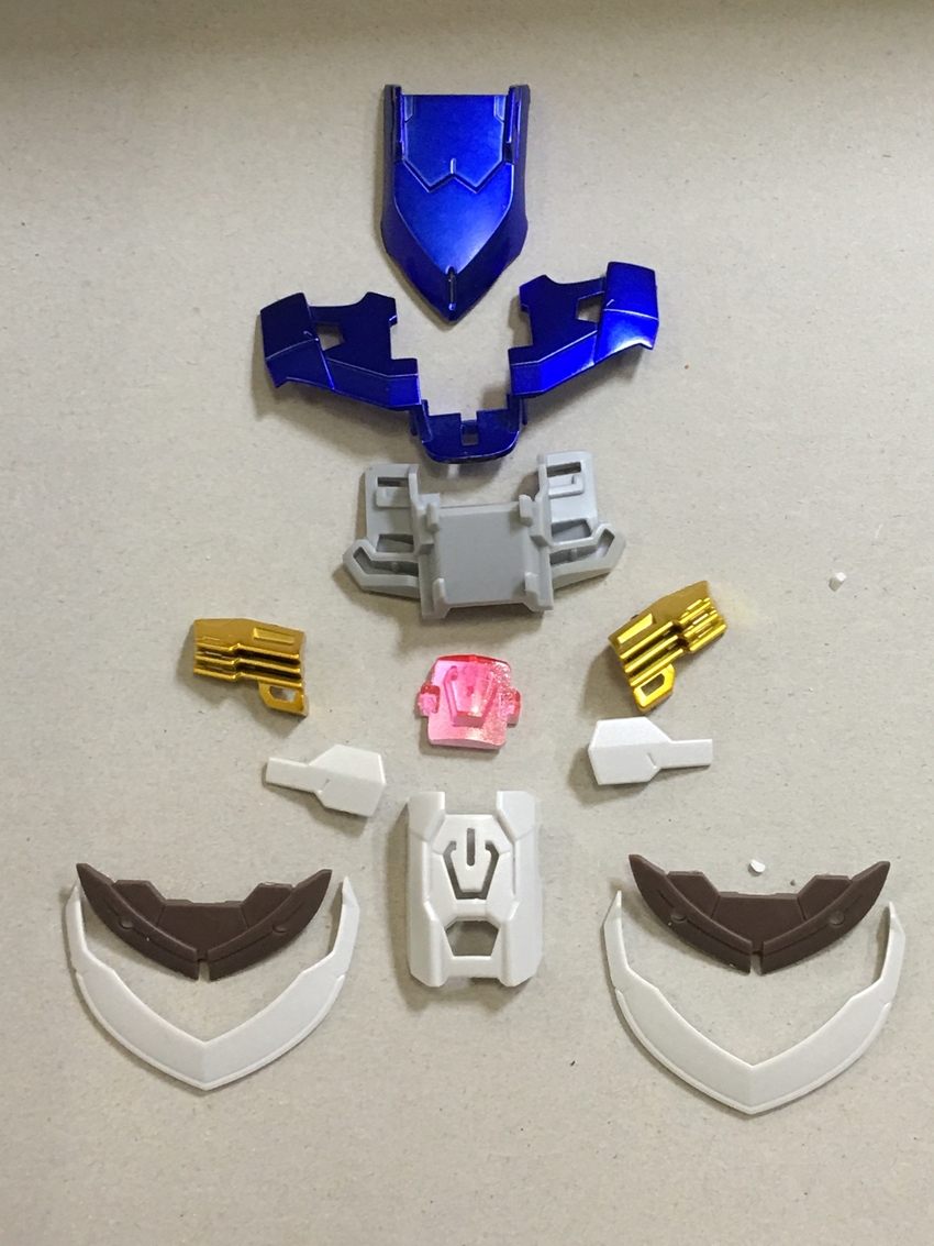 胴体のパーツ構成です