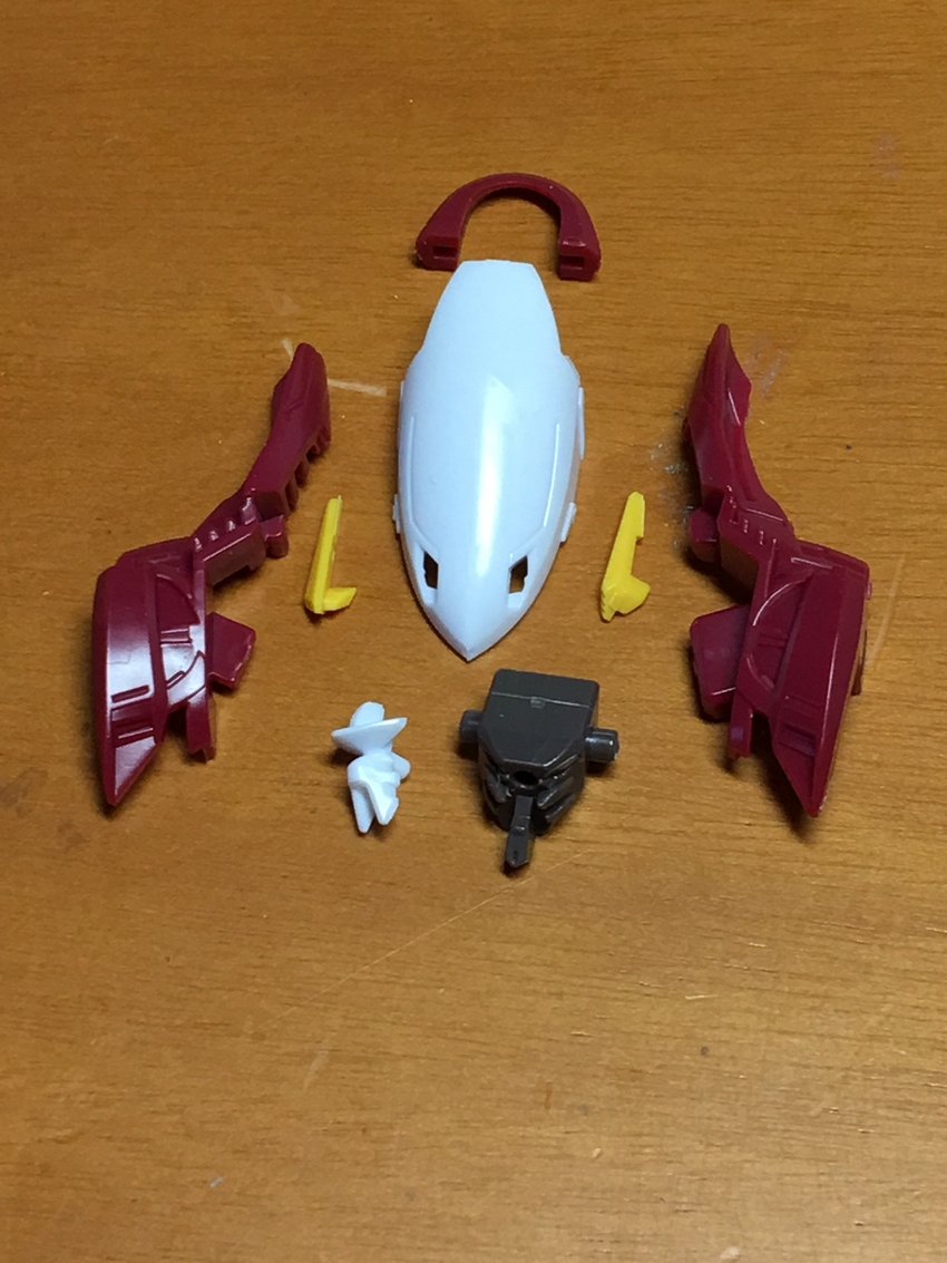 頭部ヘッドのパーツ構成です