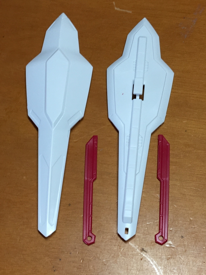 GNシールドのパーツ構成です