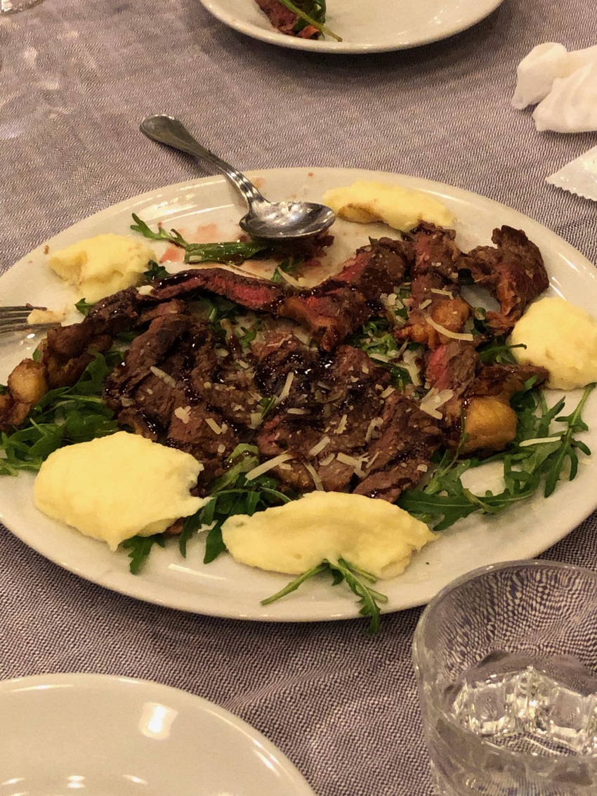 肉も大雑把w