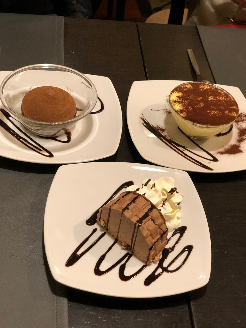 3人のデザート