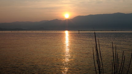 久し振りの夕焼け