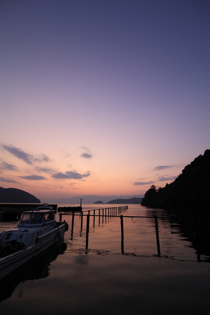 琵琶湖の夕凪(4)