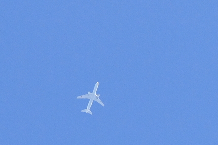 久し振りのような気がする青い空