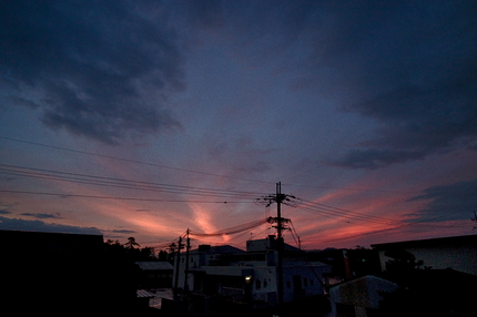 今朝の空