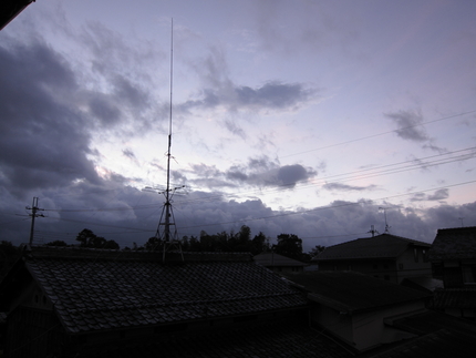 今朝の空