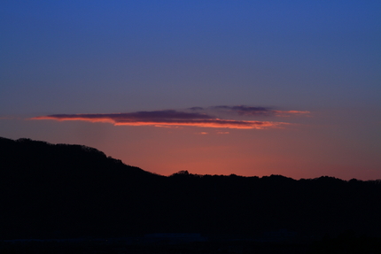 昨日の夕空