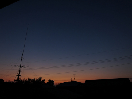 今日の夜明け