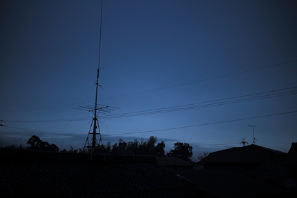 夕方なのに・・・
