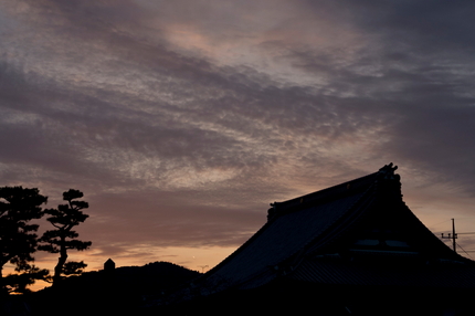 今日の夕暮れ