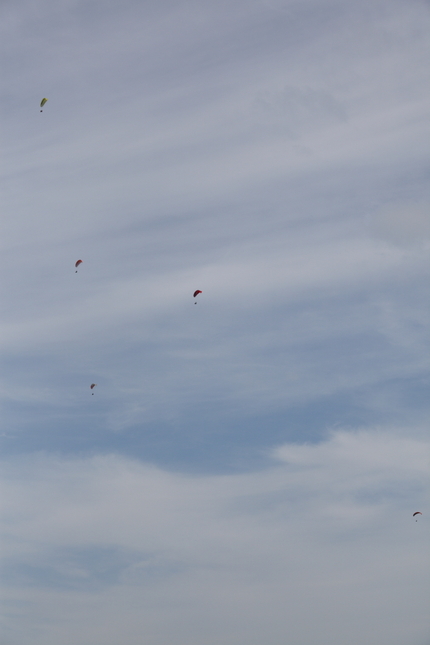 空に舞う