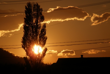 2013.11.19の夕焼け