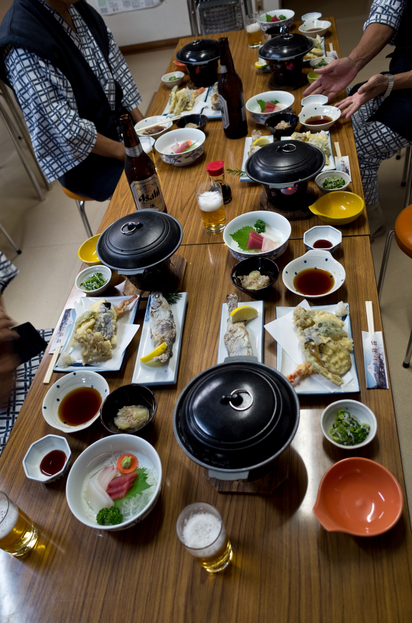 豪華な夕食？ 食材にはこだわり...