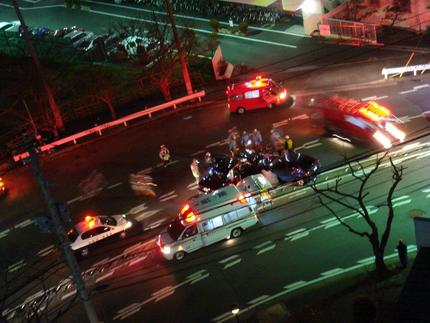 居眠り事故？