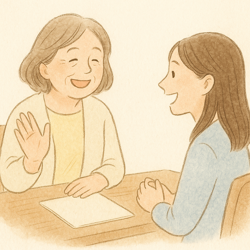 何も話すことなかった人の話