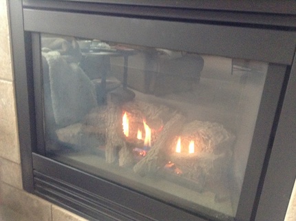 First time having a fire in the ...