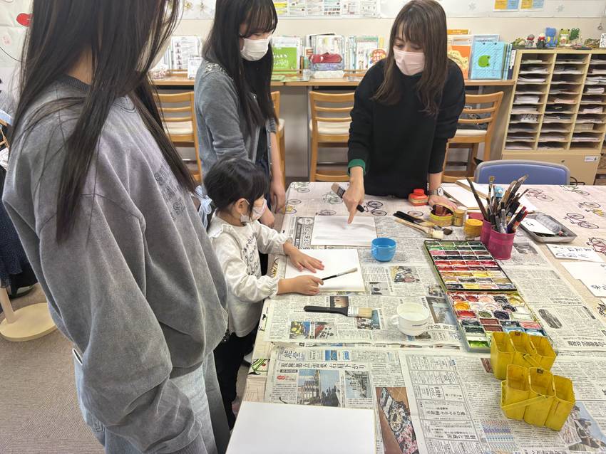 筆文字教室の紗衣先生とくるみカ...