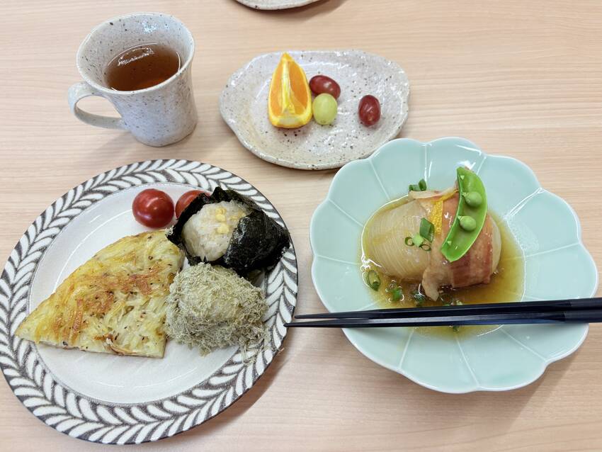 ジャガイモのガレット・生姜ご飯...