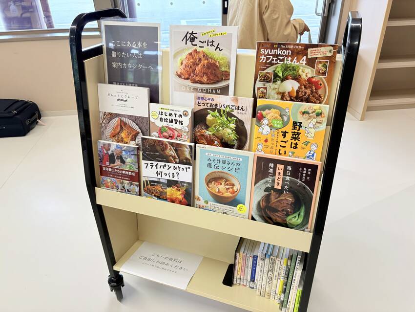 司書さんが準備くださった図書。...