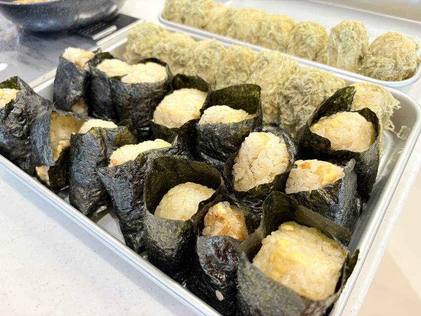生姜ご飯はおにぎりに