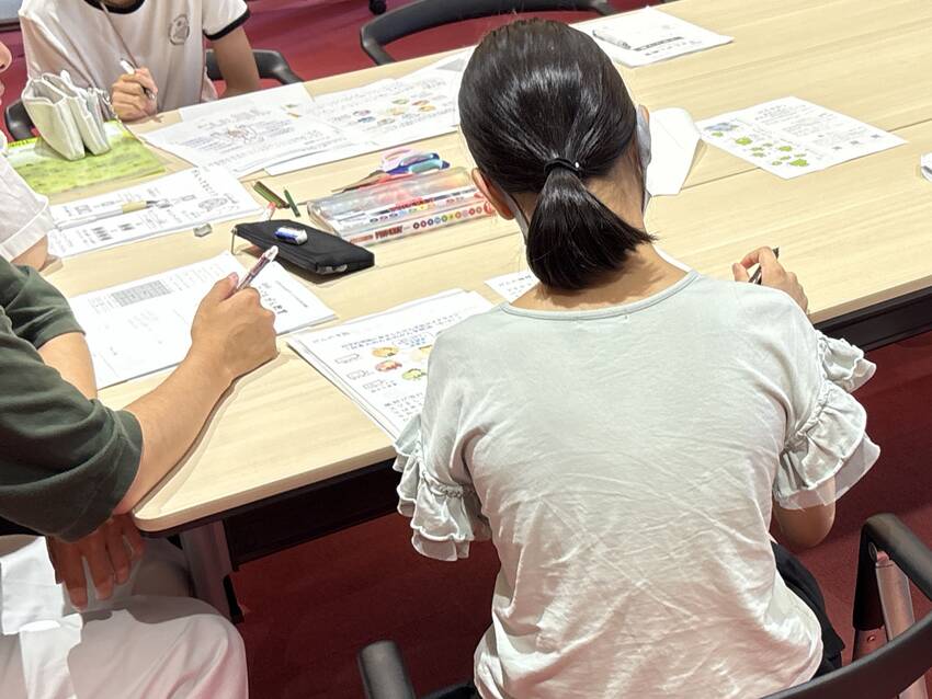 学生さんからの穴埋めクイズに必...