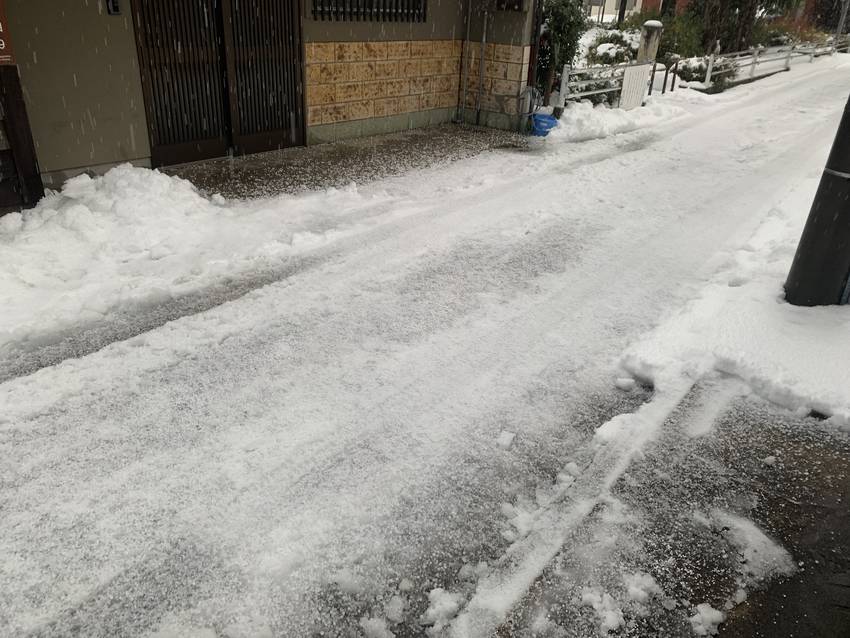 地面が出ていたのに、瞬く間に真...