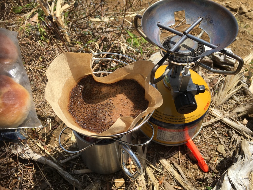 とりあえず恒例のコーヒータイム...