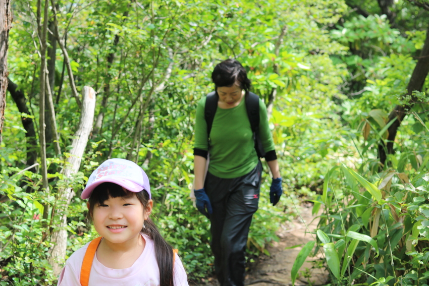 誰よりも元気で、他の登山客から...