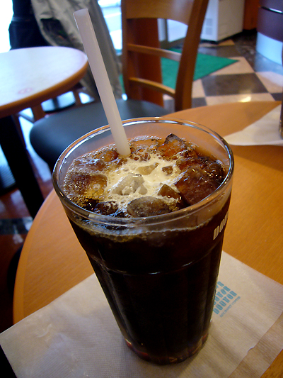 アイスコーヒー････。