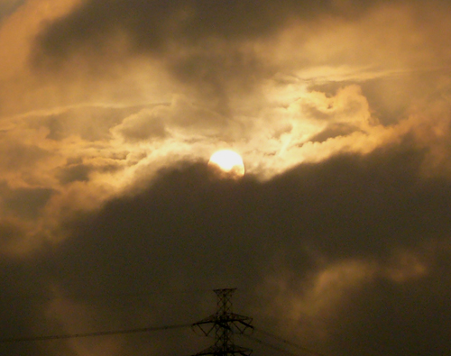 9月1日、夕暮れにて・・・・。