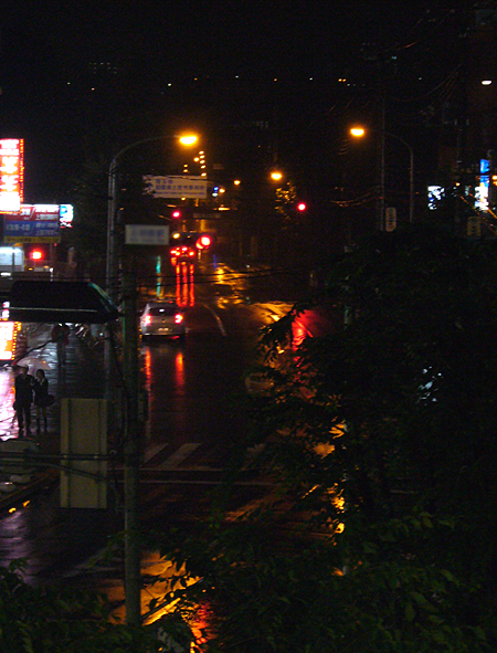 秋雨の降る日････。