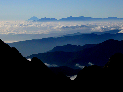 「奥穂高岳」登山日記（頂上にて...